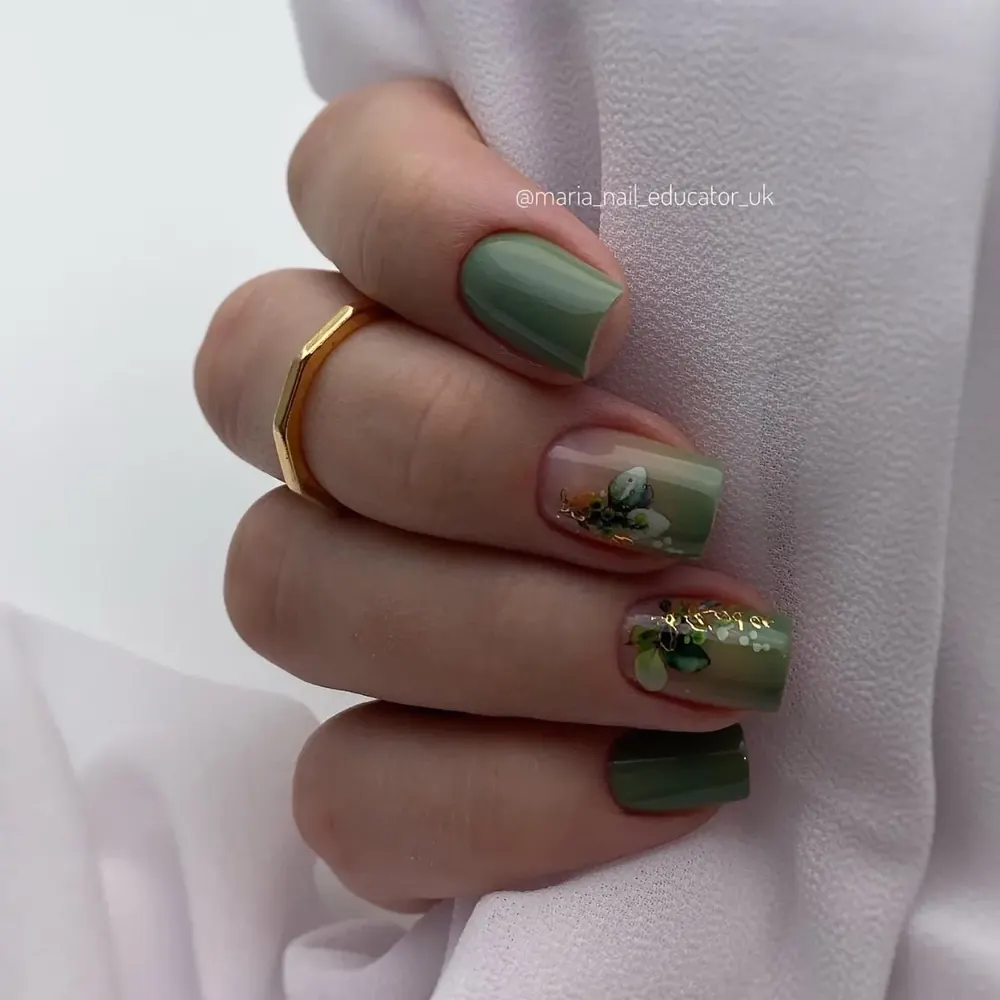 Milky French nails by Maria, Nails Canterbury